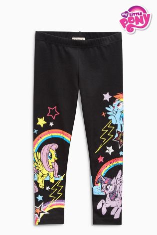 Black My Little Pony Rainbow Leggings (3-16yrs)